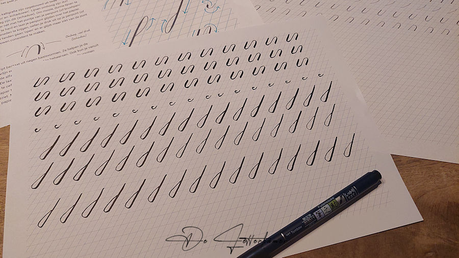 De reis gaat verder met de&nbsp;brushpen