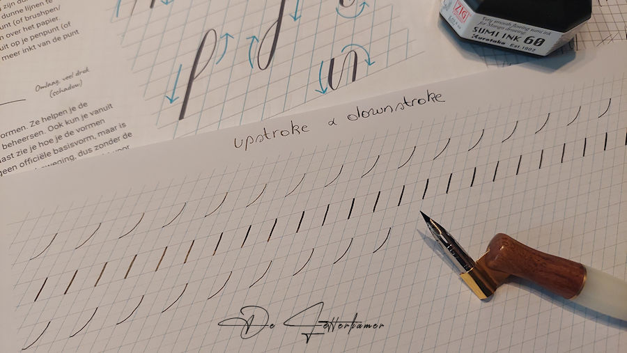 Upstroke & Downstroke, de&nbsp;basisvormen
